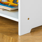 3 Pcs Kids Table & Chairs Set Toddler Furniture W/ Storage Drawers White