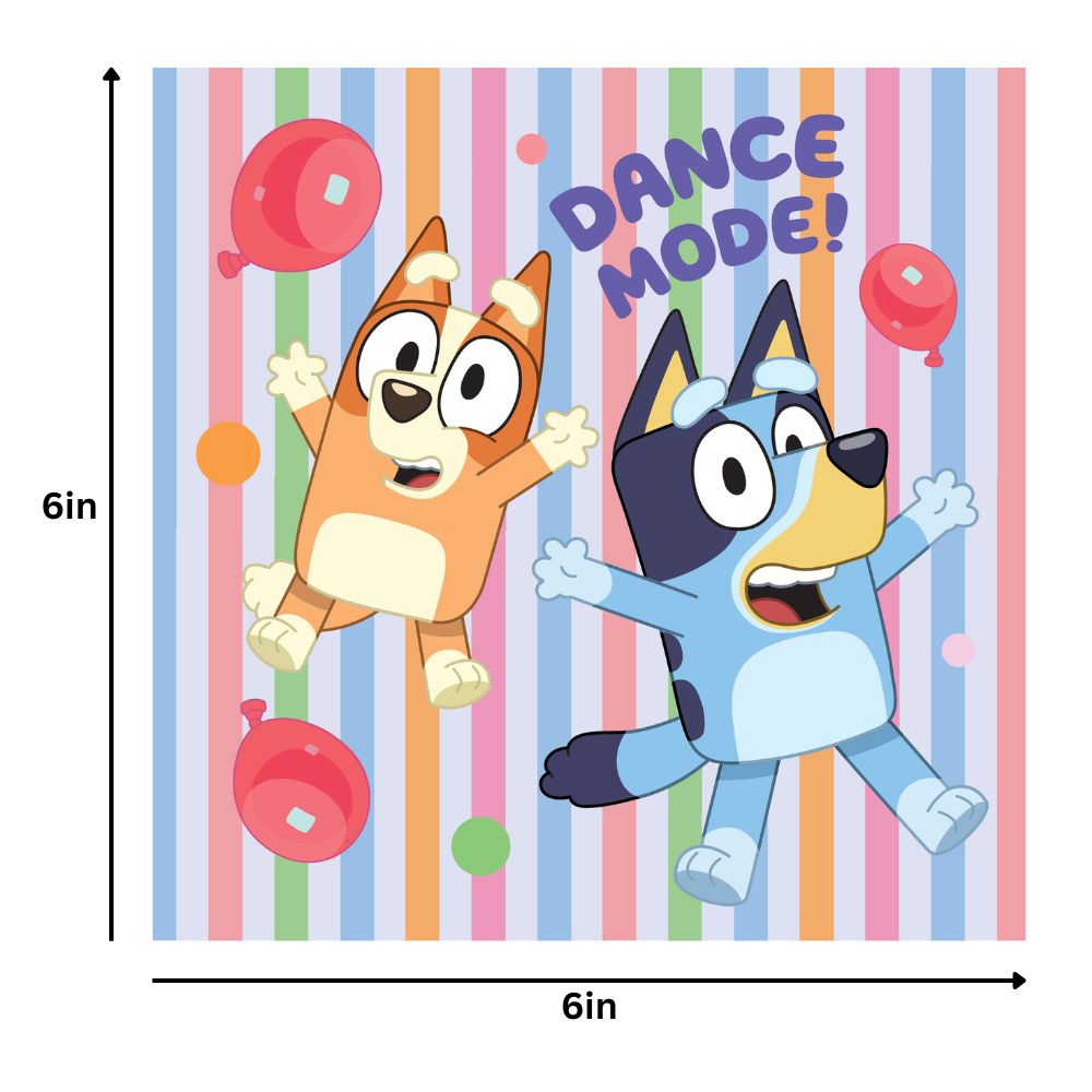 Bluey Multipack Of 10 Cards Official Product