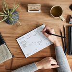 Weekly Or Monthly Check List Pad For Tasks, Goals, Notes, Meals & Reminders