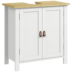 Bathroom Under Sink Cabinet With Adjustable Shelf, White