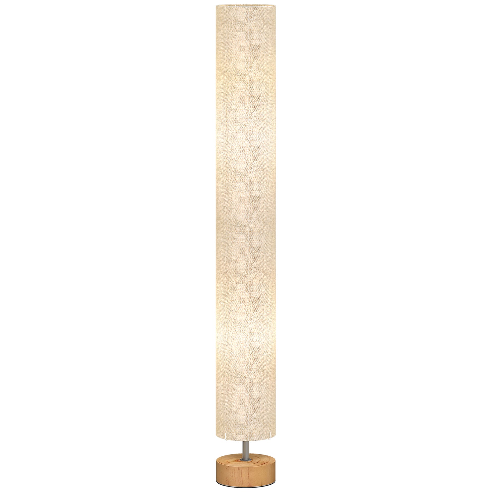 HOMCOM Led Floor Lamp With 3000k/4500k/6500k Colour Temperatures, Grey