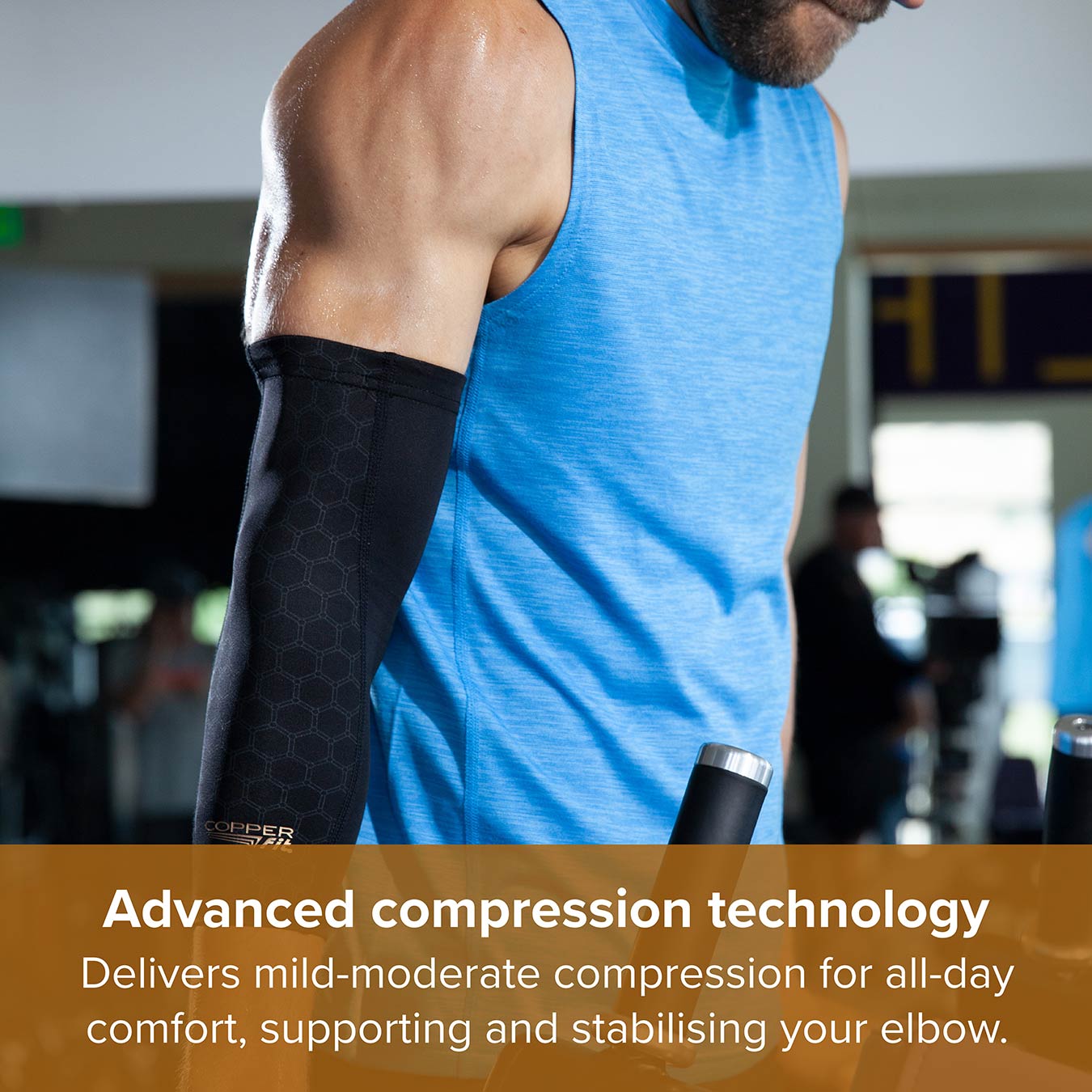 Elbow Compression Sleeve | Medium | Black