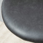 Barstools Set Of 2 Swivel Pu Leather