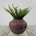 23cm X 30cm Large Aztec Vase Planter