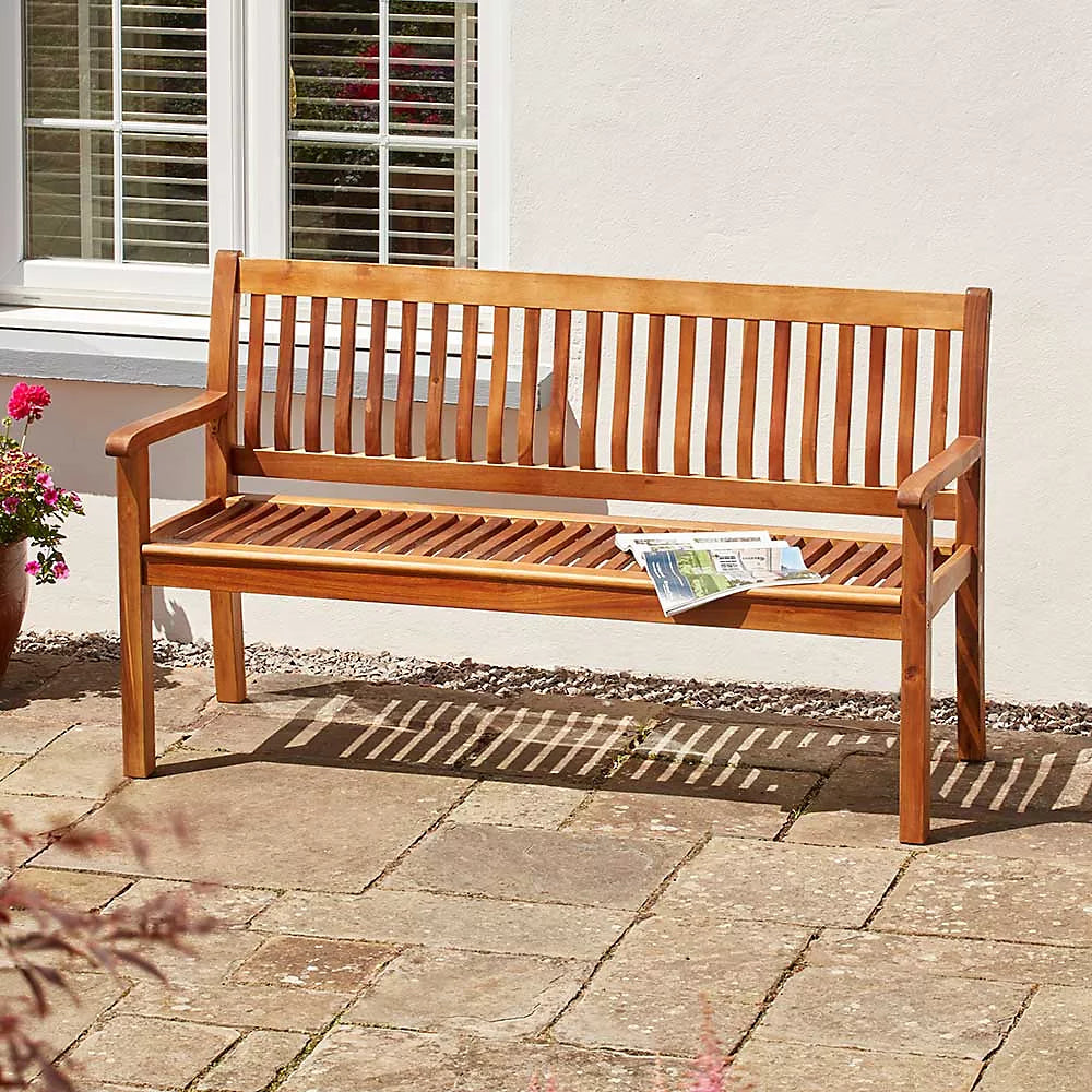 Acacia 3 Seater Garden Bench
