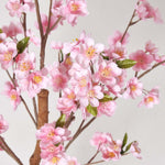 HOMESCAPES Artificial Blossom Tree With Pink Silk Flowers 130 Cm (4’2”)