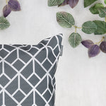 Art Deco Geometric Print Outdoor Cushion