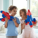 Blue Rocket Toy, Made From 100% Recycled Plastic