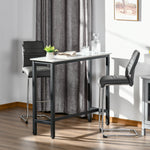 Bar Table Breakfast Dining Coffee Table Adjustable Footpads