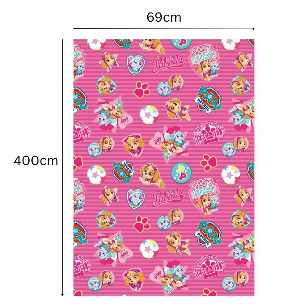 Pink 4m Roll Wrapping Paper