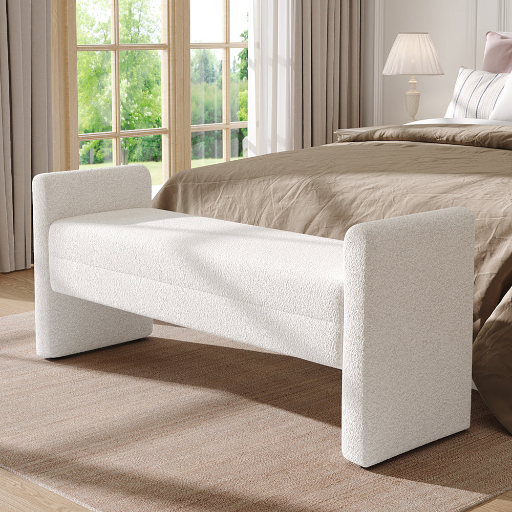 Teddy Upholstered H-shaped Bench