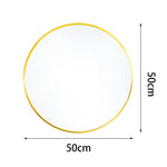 50cm Diameter Nordic Round Bathroom Mirror Framed Mirror Wall Hanging