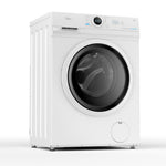 9kg Front Load Washing Machine – Slim Design With 15 Wash Programs, Quick & Steam Wash, Child Lock, Led Display, And Inverter Motor