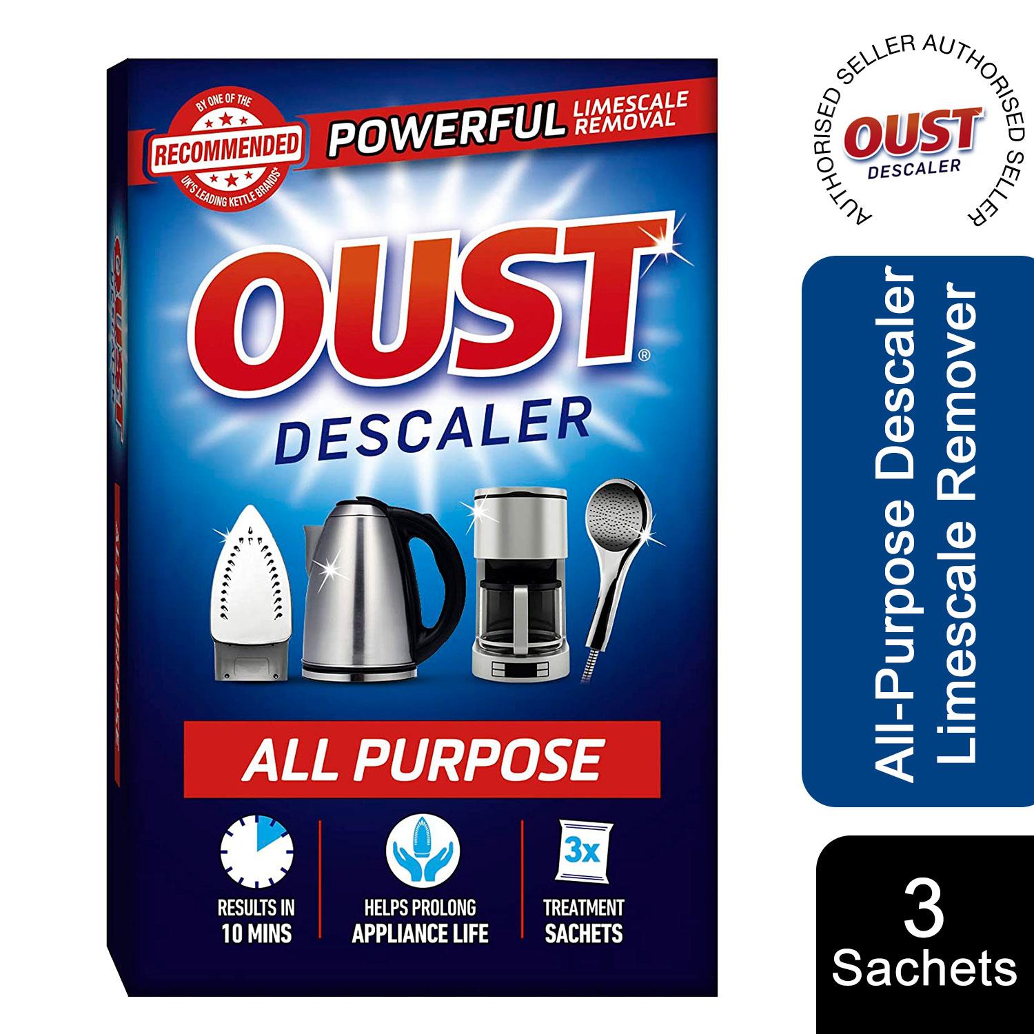 All-purpose Descaler Limescale Remover, 3 Sachets
