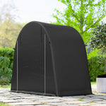 8 X 4 Ft Garden Storage Shed Tent Bike Tent | Dark Grey