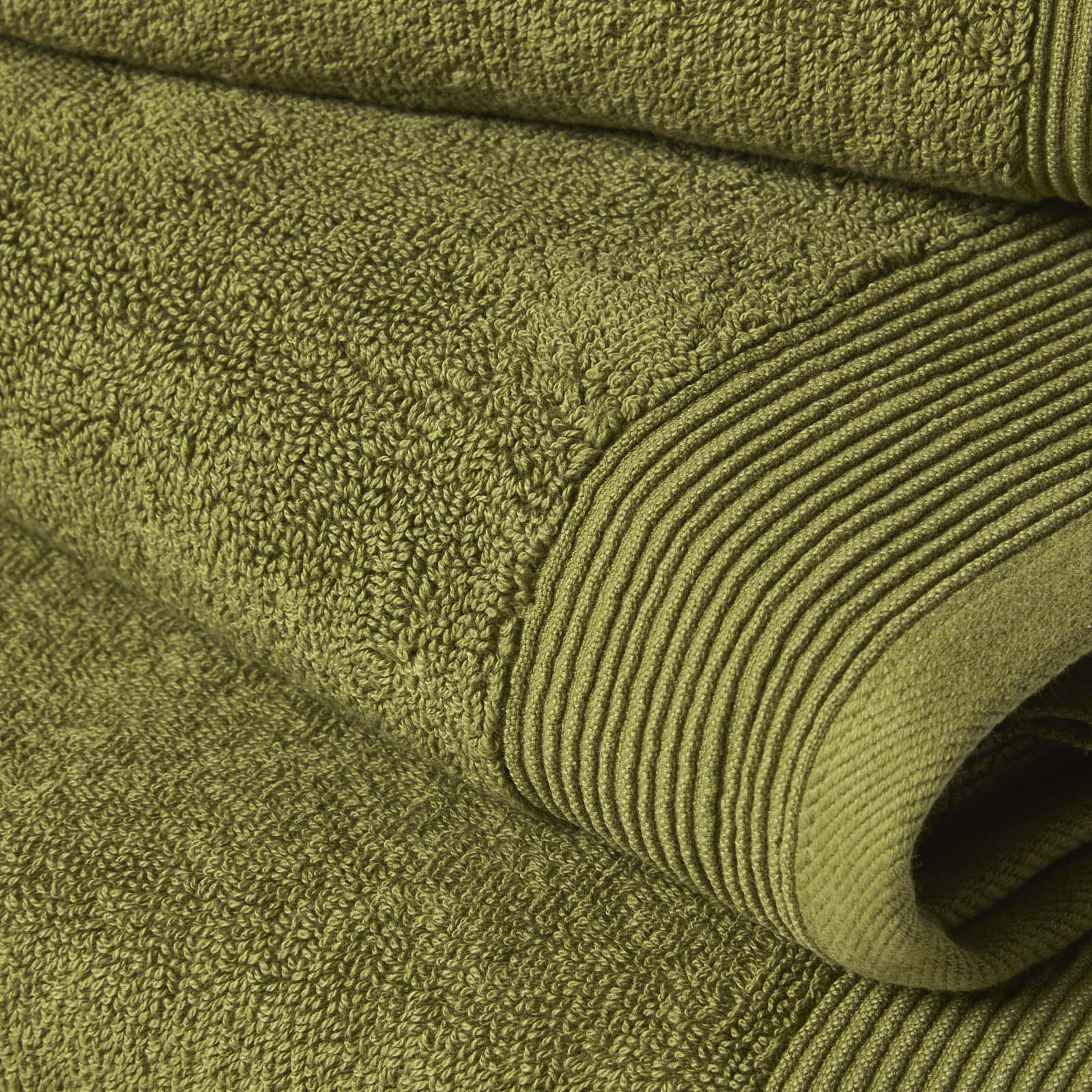 100% Combed Egyptian Cotton 700 Gsm Towels | Bath Towel | Moss Green