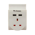 Plug Through Usb Charge, 2.5a Rated, Charging Shelf