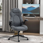 Adjustable Swivel Home Office Chair | Dark Gray