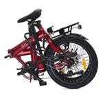 Virum 2025 Folding Bike - Lightweight E-bike | Red