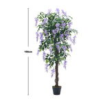 150cm Artificial Realistic Blossom Tree Bean Flower In Pot