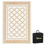 Reversible Rug W/ Carry Bag 182x274cm Brown