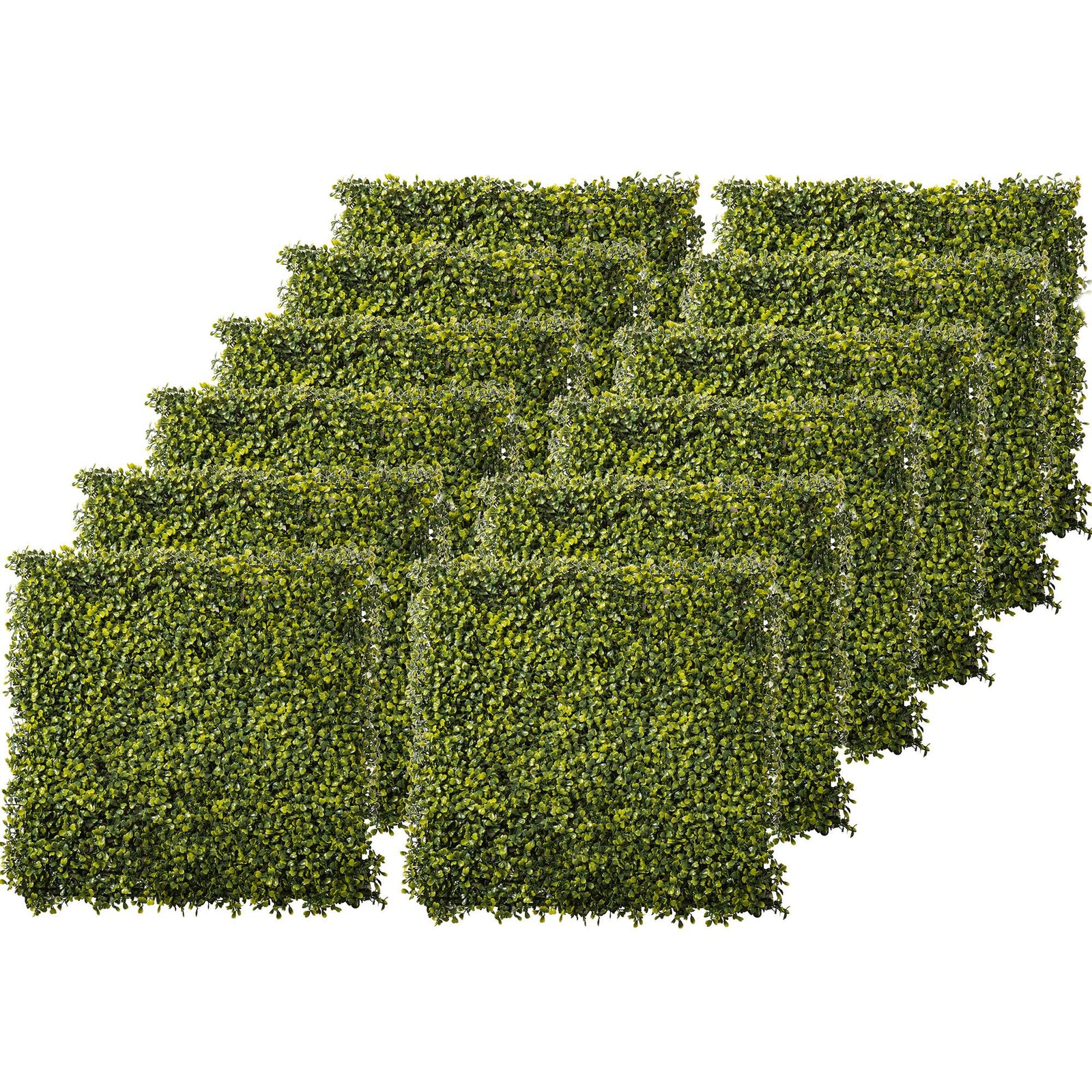 12pcs Milan Grass Boxwood Panel 50cm X 50cm