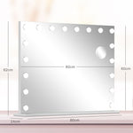 HOMCOM Hollywood Vanity Mirror, Usb Port White