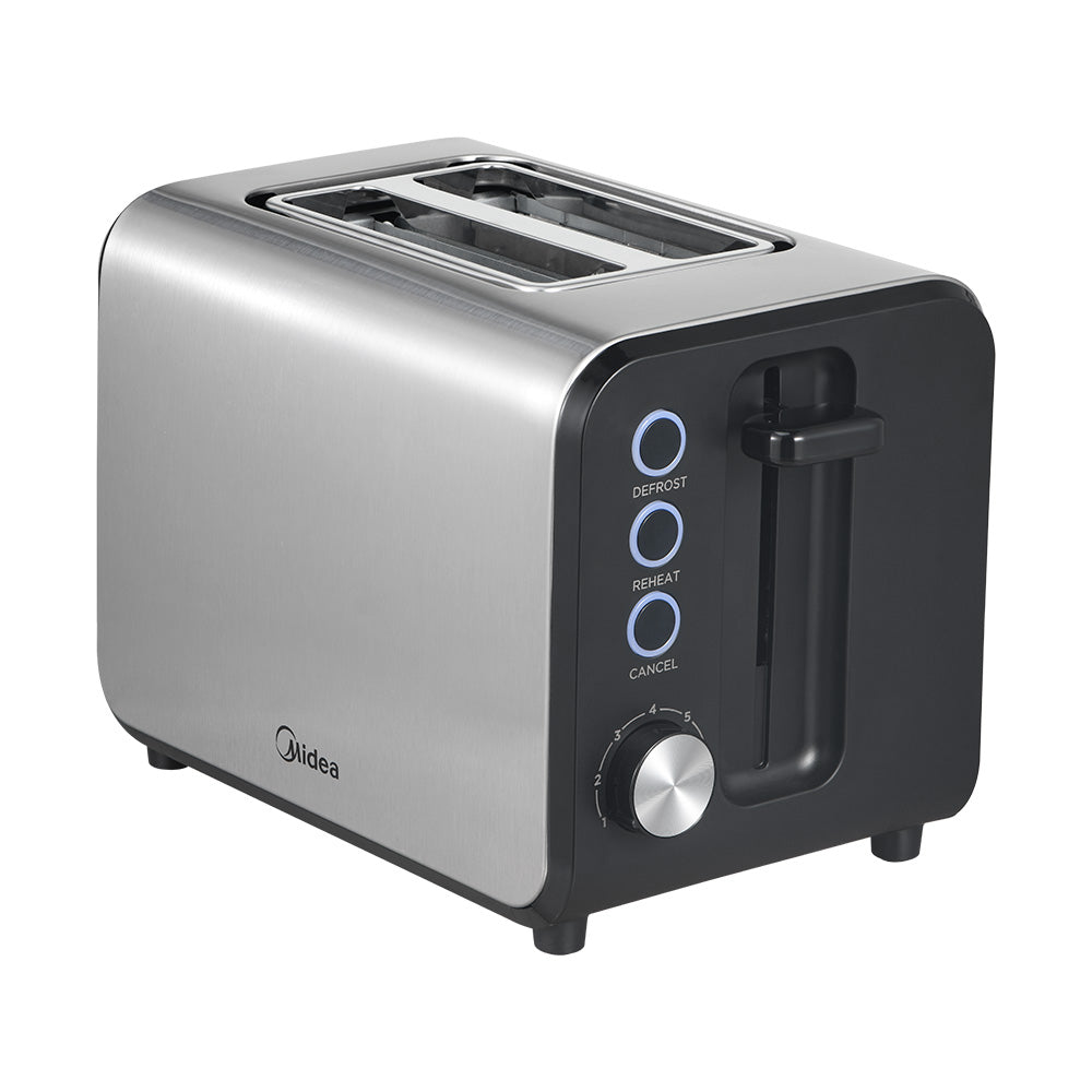 2-slice Toaster – 7 Browning Levels, Defrost, Reheat & Cancel Functions With Removable Crumb Tray