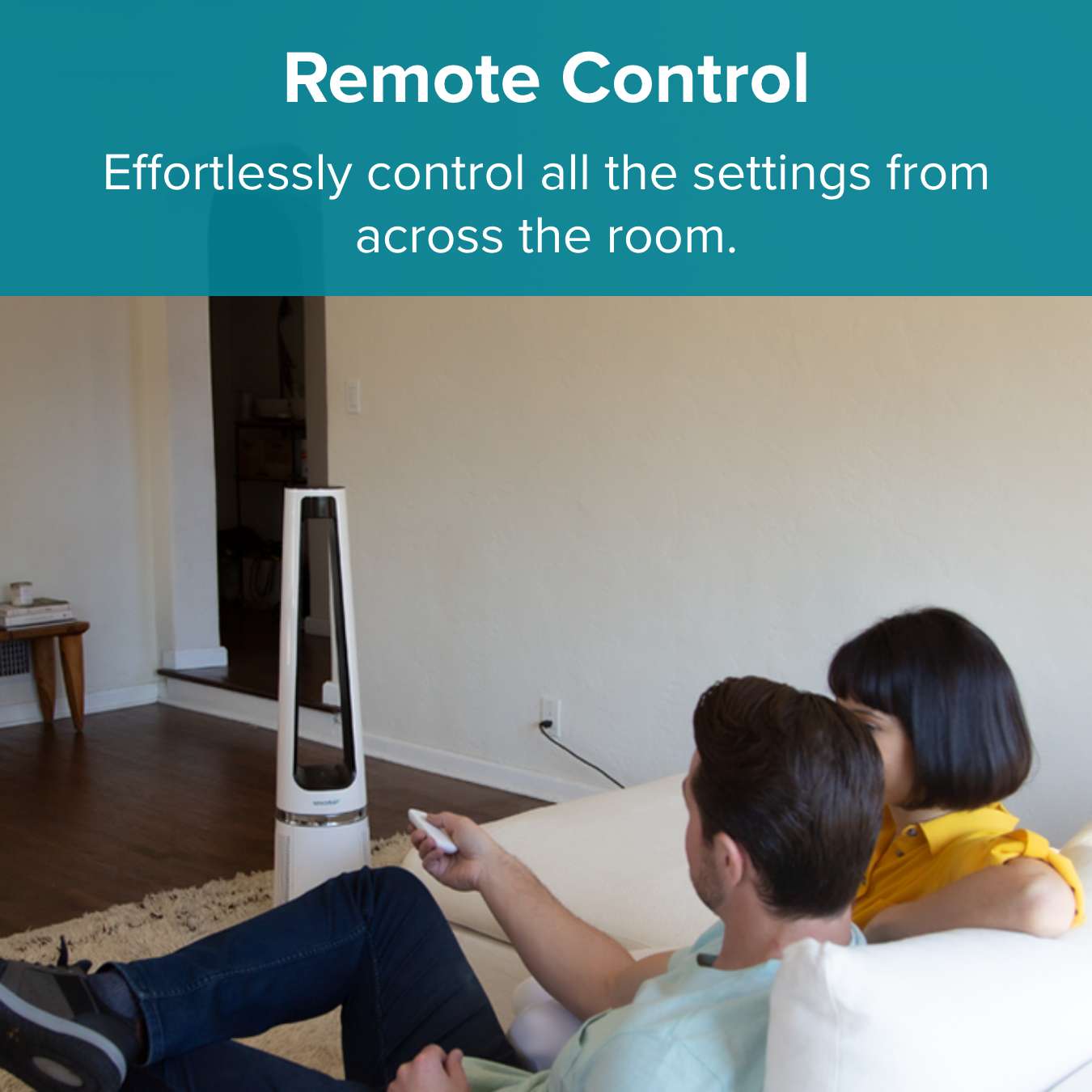 Cool + Purify Bladeless Fan With Free Msmarthome App