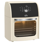12l Air Fryer Oven With 8 Preset Modes 1800w | One Size | Cream