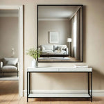 Takara - Metal Rectangle Mirror | 120cm x 95cm | Black