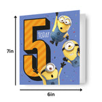 Age 5 Birthday Card Official Product