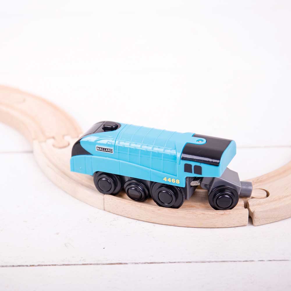 Battery Powered Replica of the Mallard Train Engine