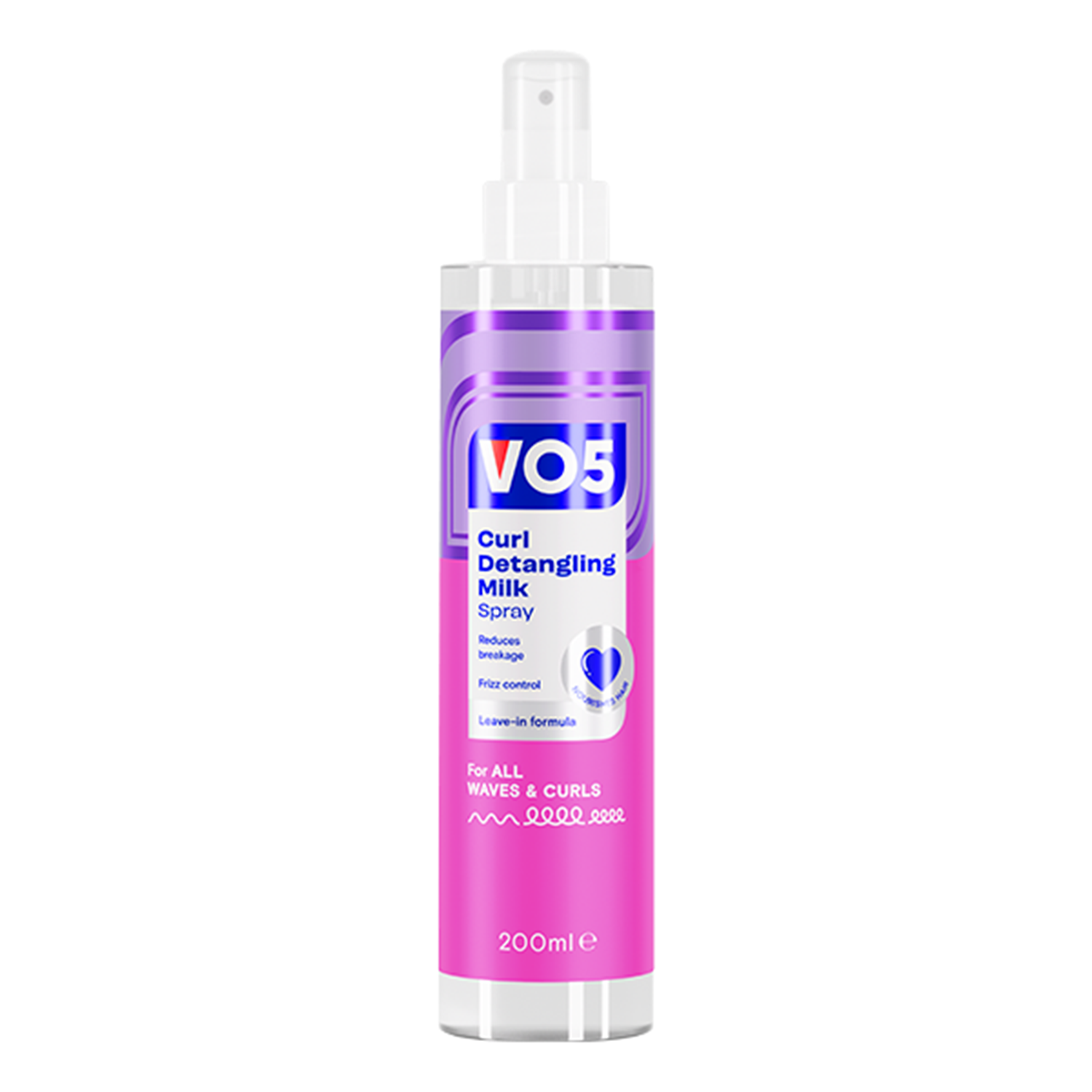 Curl Detangling Milk 200ml, Frizz Control, Curly Hair Leave-in Formula