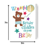 Brightside Age 1 Birthday Card Official Product