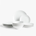 Dinner Set 18 Piece Coupe Crockery Dinnerware Plates Bowls