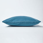 Luxury Cotton Velvet Cushion Cover | 30cm x 50cm | Blue