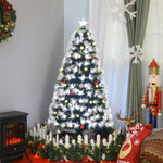 3/4/5/6ft Christmas Tree With Led Star Topper | 5ft | Green