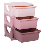 Kids Storage Units With Drawers 3 Or 6 Tier Chest Vertical Dresser Tower | Pink