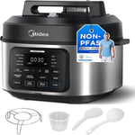 6l Electric Pressure Cooker – 12 Preset Programs, Ceramic Non-stick Inner Pot, Dual Heating, Touch Control