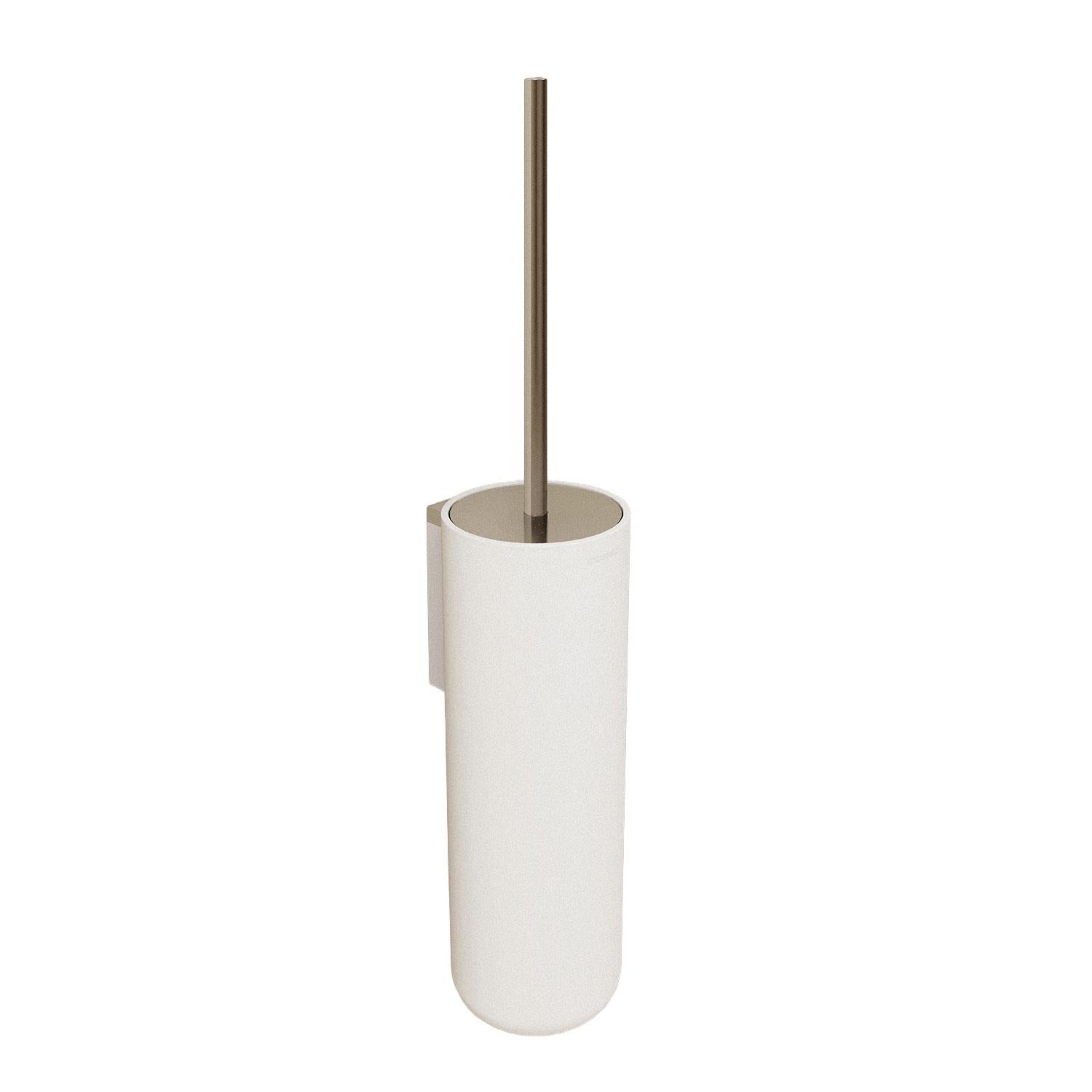 Toilet Brush, Screw-in Or Self-adhesive, Chrome Silver, Next Collection