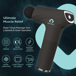 Massage Gun Compact Size 1500mah Battery 3 Speed Modes Muscle