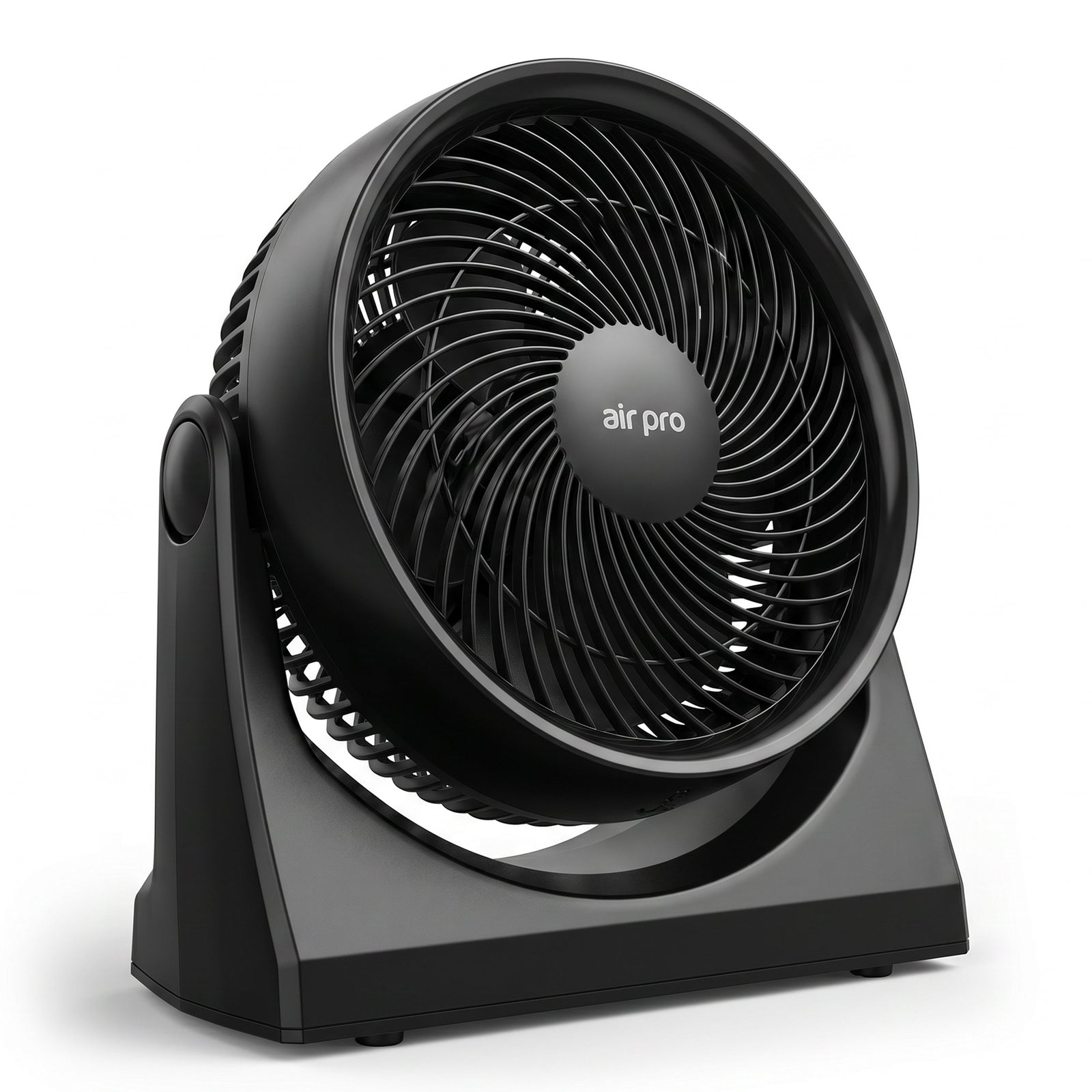 Air Pro 10'' Desk Fan Turbo Air Circulator 3 Speeds Quiet Airflow