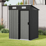 4.66 Ft X 4.69 Ft Outdoor Metal Garden Storage Shed