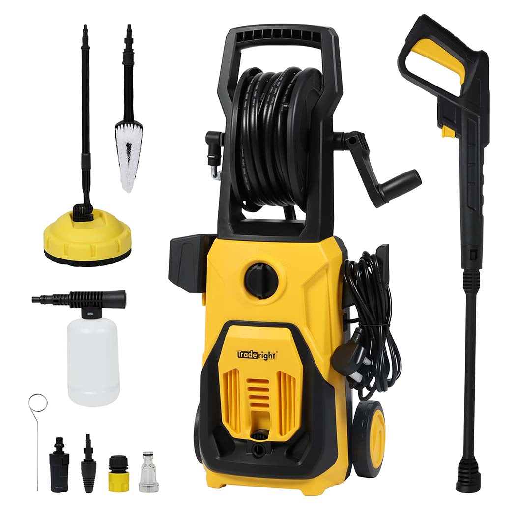 Electric Pressure Washer 3500psi High Power Jet Car Cleaner Garden | Yellow & Black