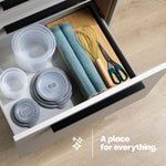 Airtight Mixed Round Containers - Set Of 5