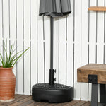 Half Round Patio Umbrella Base For 3.8 Cm Or 4.8 Cm Pole
