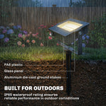 Outsunny 32w Led Floodlights, Outdoor Flood Light With Uk Plug, Black