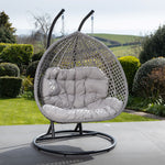 Oakley Double Swing Egg Pod Chair | Light Grey