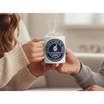 Dyzi Coffee Crew We Brew But Whoops Funny Quote Ceramic Mug